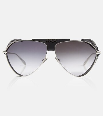 Alaia Browline sunglasses in silver