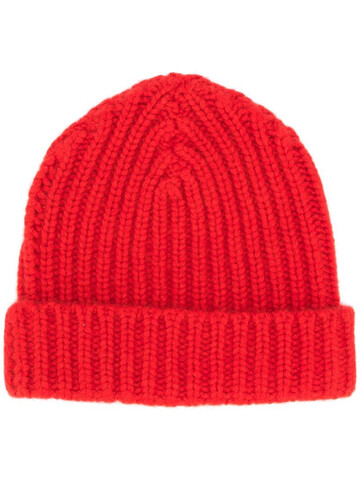 Warm-Me Alex cashmere beanie hat in red