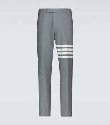 thom browne 4-bar wool suiting pants in grey