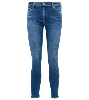 ag jeans the legging ankle skinny jeans in blue