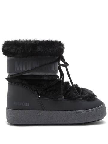 moon boot ltrack faux-fur boots - black