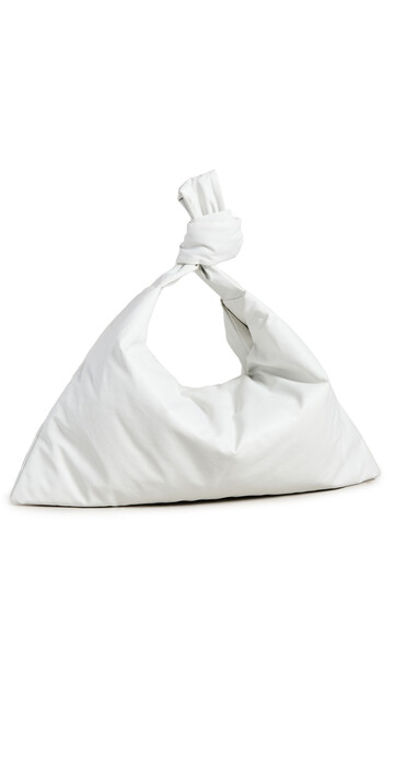 KASSL Square Small Oil Bag in white