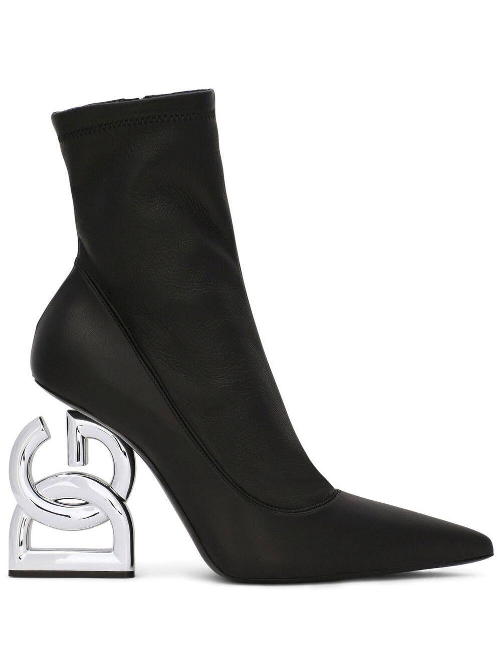 Dolce & Gabbana DG Pop 105mm ankle boots - Black