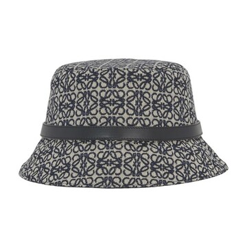 Loewe Anagram bucket hat in black / navy