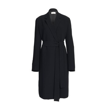 The Row Harry coat in black