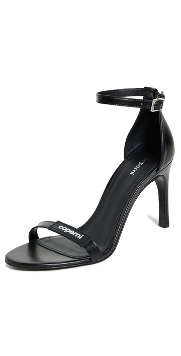 coperni skinny strap logo sandals black 41