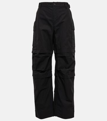 Wardrobe.NYC Cotton cargo pants in black