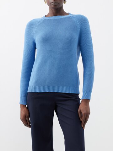 weekend max mara - linz sweater - womens - blue