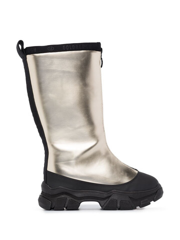 Goldbergh Sturdy metallic snow boots in gold