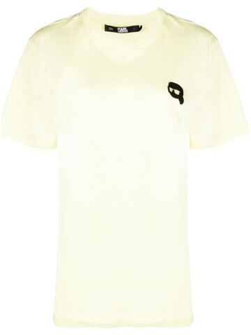 karl lagerfeld ikonik 2.0 outline t-shirt - green