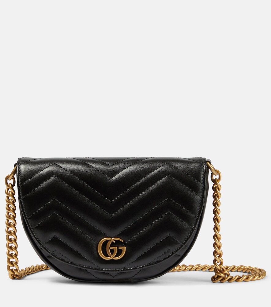 Gucci GG Marmont Mini shoulder bag in black