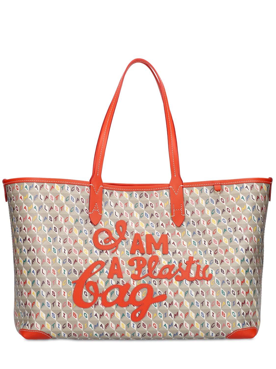 ANYA HINDMARCH Sm I Am A Plastic Bag Recycled Tote in multi
