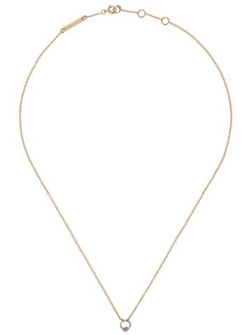 delfina delettrez 18kt white and yellow gold two in one necklace - yellow gold/white gold