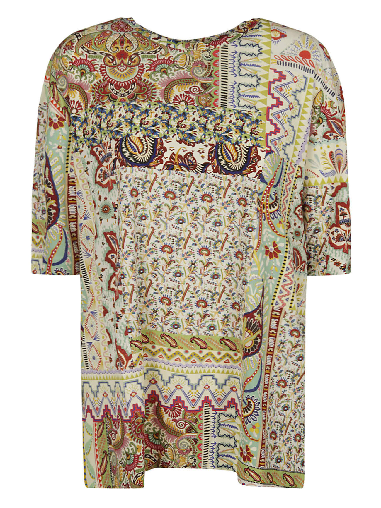 Etro All-over Printed T-shirt in beige
