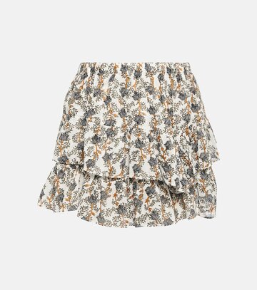 marant etoile jocadia ruffled cotton shorts