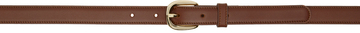 a.p.c. a.p.c. brown rosette belt