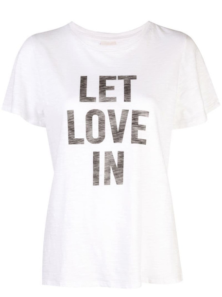Cinq A Sept Let Love In T-shirt in white