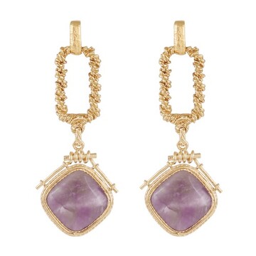 Gas Bijoux Siena earrings in purple