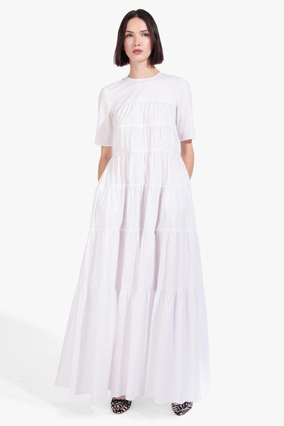 Staud HYACINTH DRESS | WHITE