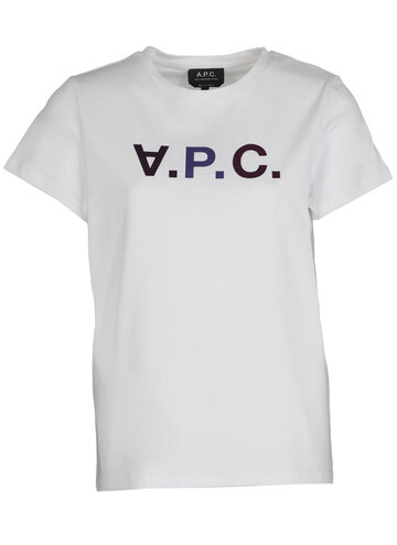 A.P.C. A.P.C. Cotton T-shirt in white