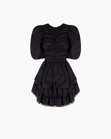 Inasami Noor Linen Mini Dress in black