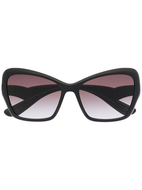 Dolce & Gabbana Eyewear gradient oversize-frame sunglasses - Black
