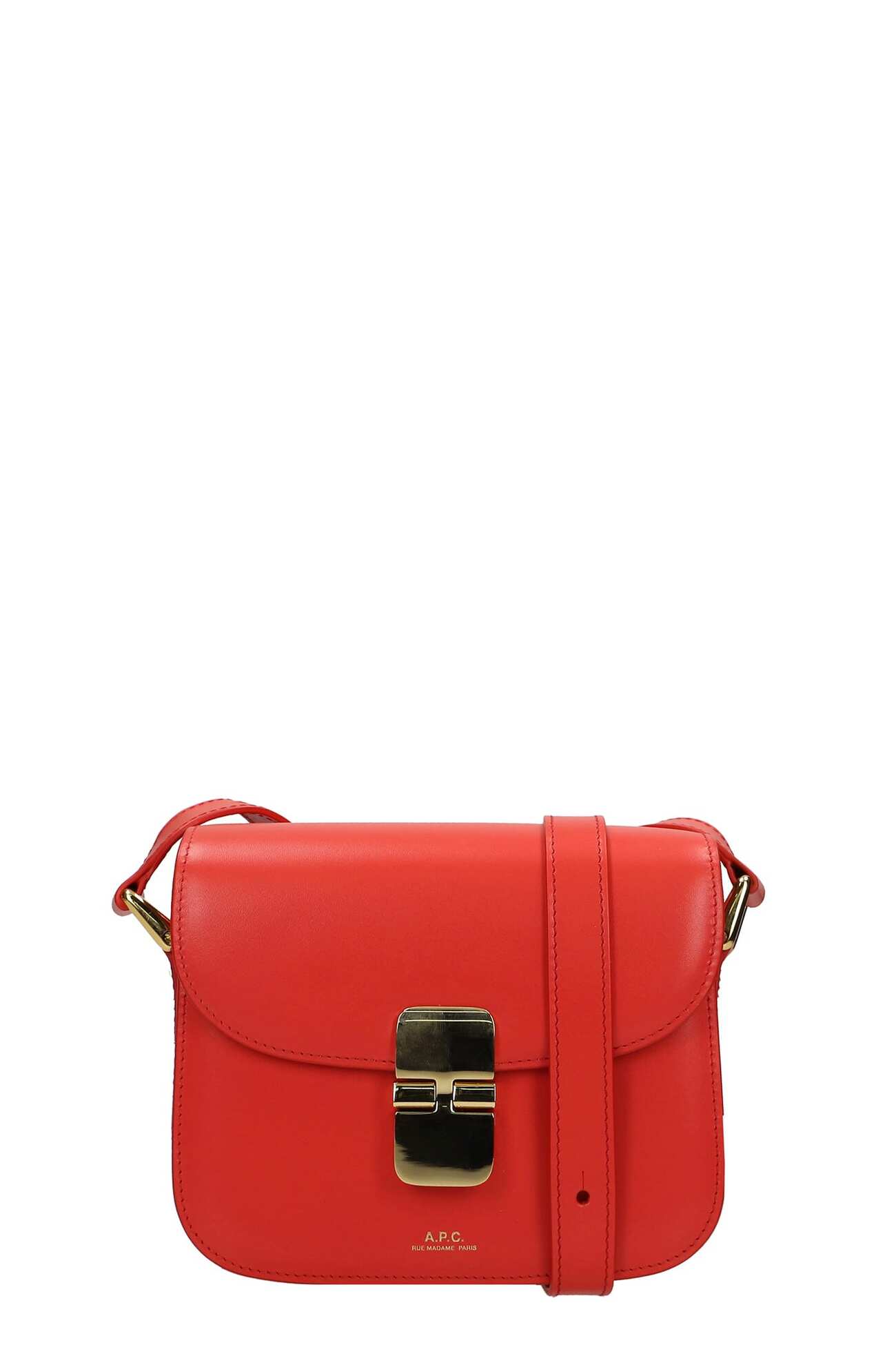 A.P.C. A.P.C. Grace Shoulder Bag In Red Leather