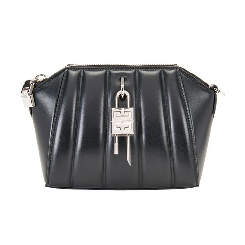 Givenchy XS Antigona Lock Bag In Padded Leather in black