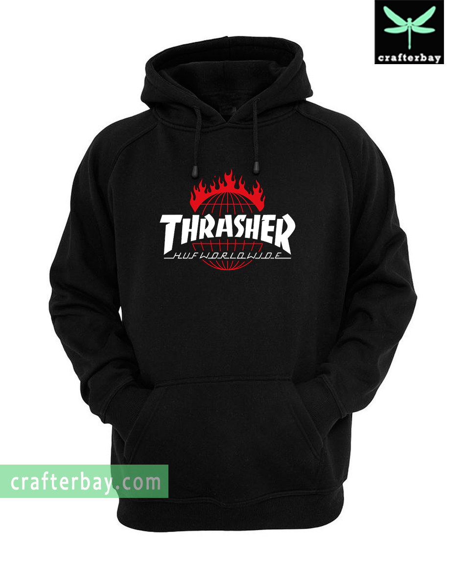 Thrasher Huf Worldwide Hoodie