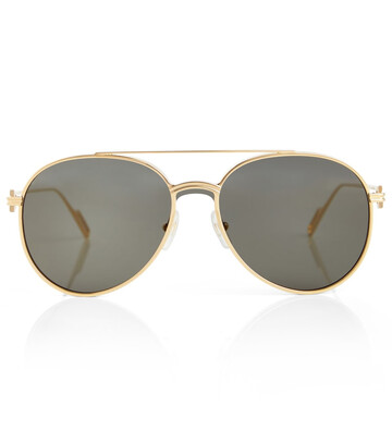 Cartier Eyewear Collection Metal aviator sunglasses in gold