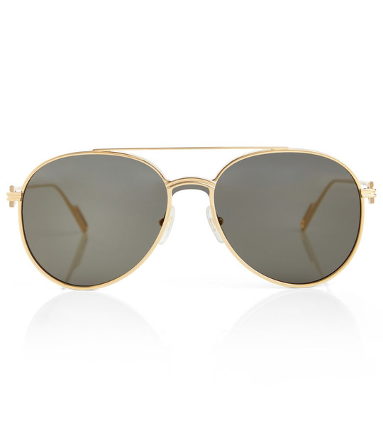 Cartier Eyewear Collection Metal aviator sunglasses in gold