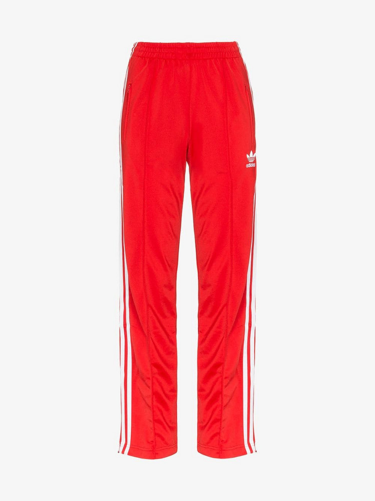Adidas 3-Stripes track pants in red