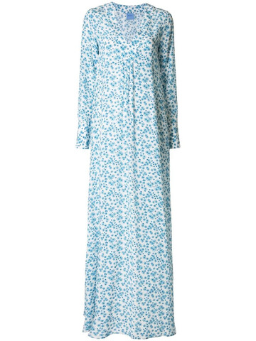 macgraw floral print dress in blue