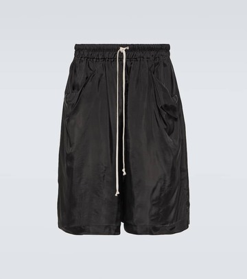 rick owens lido shorts in black