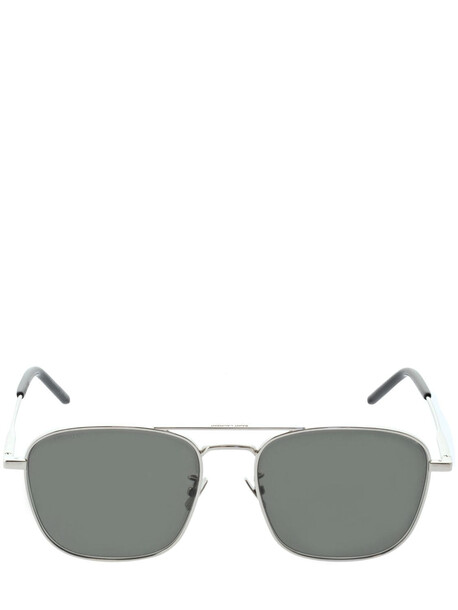 SAINT LAURENT Sl 309 Round Metal Sunglasses in silver