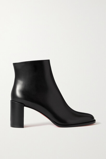 Christian Louboutin - Adoxa 70 Leather Ankle Boots - Black