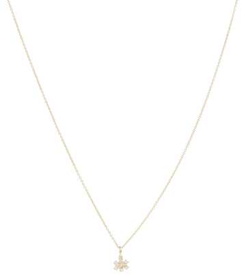 sydney evan 14kt yellow gold necklace with diamonds