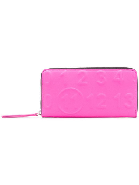 Maison Margiela embossed purse in pink