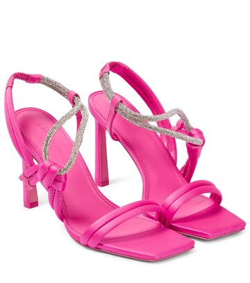jonathan simkhai cassie embellished satin sandals in pink