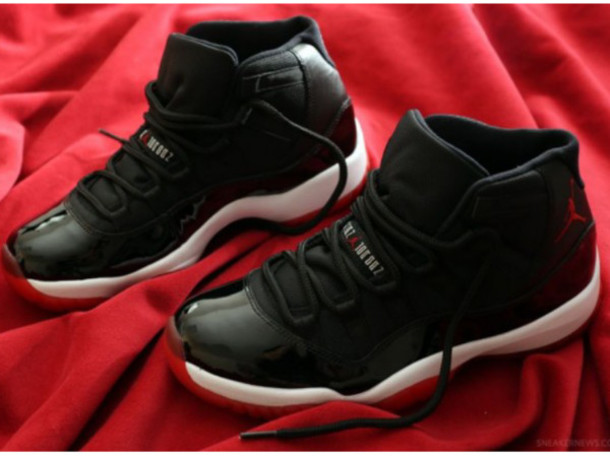 shoes black bred11 jordans girl