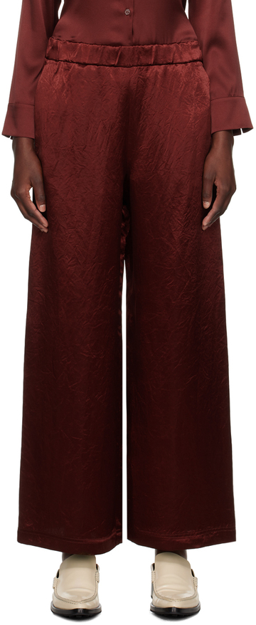 max mara leisure red acanto trousers