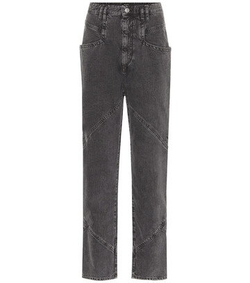 Isabel Marant Eloisa high-rise straight jeans in black