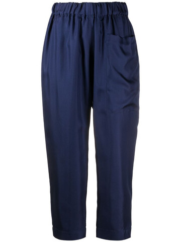 Sofie D'hoore Punch cropped trousers in blue