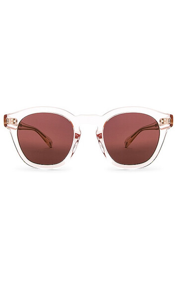 Oliver Peoples Boudreau L.A Sunglasses in Blush in gold / burgundy