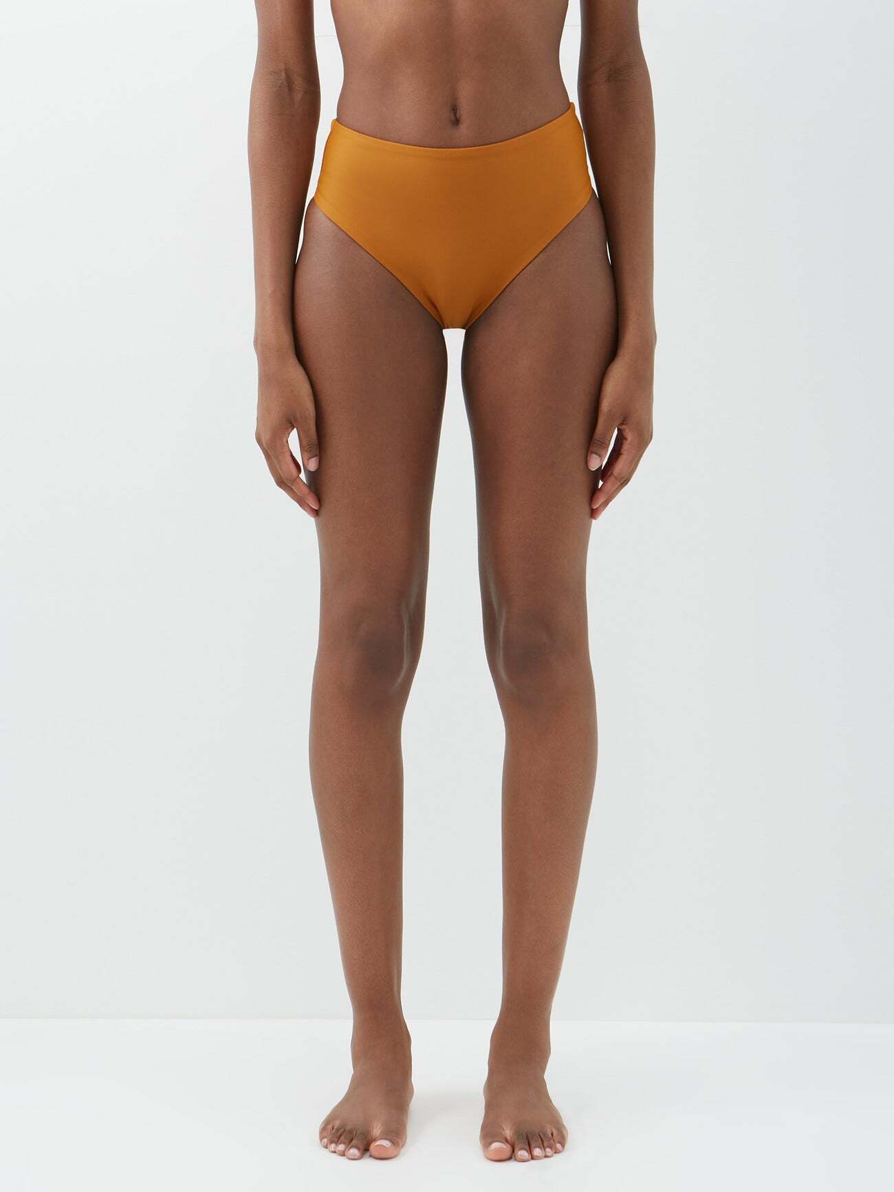 Casa Raki - Clarissa Recycled-fibre Bikini Briefs - Womens - Tan