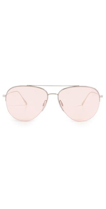 Oliver Peoples Eyewear Cleamons Sunglasses in silver