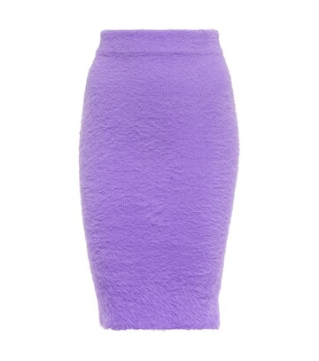 Off-White Nylon mini skirt in purple