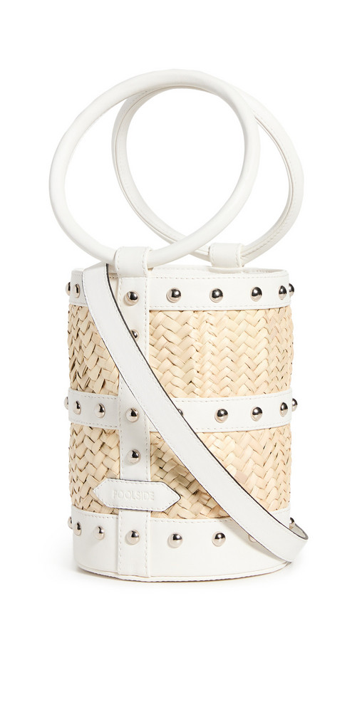 Poolside Bags The Ice Bucket Bag in natural / white