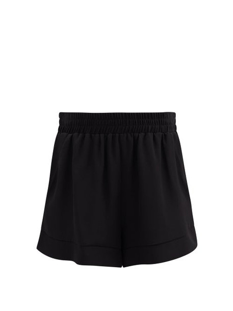 Raey - Elasticated-waist Silk Shorts - Womens - Black