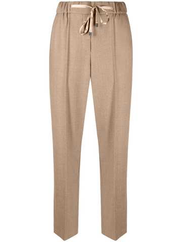 peserico high-waisted tailored trousers - neutrals